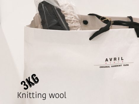 3キロの編み糸買いました！@AVRIL吉祥寺
